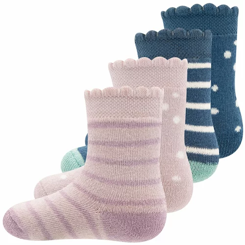 EWERS Čarape tamno plava / ljubičasta / roza / bijela