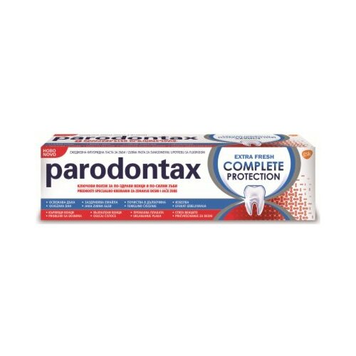Paradontax extra fresh complete protection pasta za zube 75ml tuba Slike