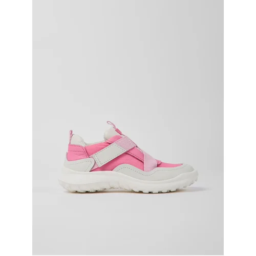 Camper Pink Girls Leather Sneakers - Girls