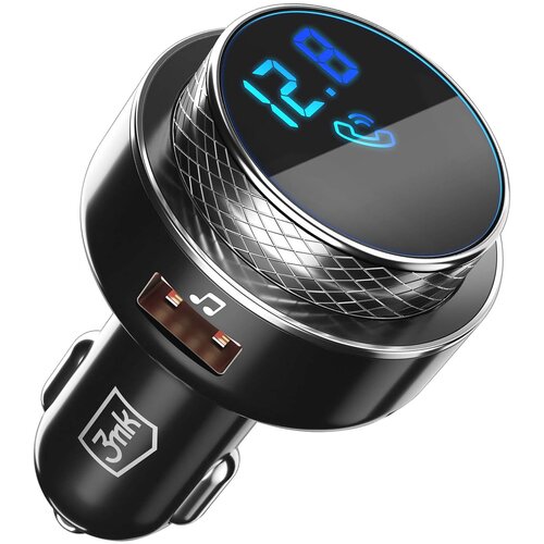 3mk FM oddajnik Polnilec za cigaretni vžigalnik 2x USB MicroSD, (5000298741) Slike
