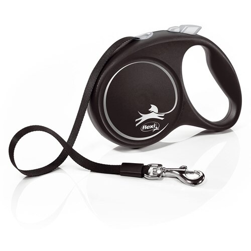 Flexi Povodac Black Design crni, 5 m - Veličina M: do 25 kg Cijene