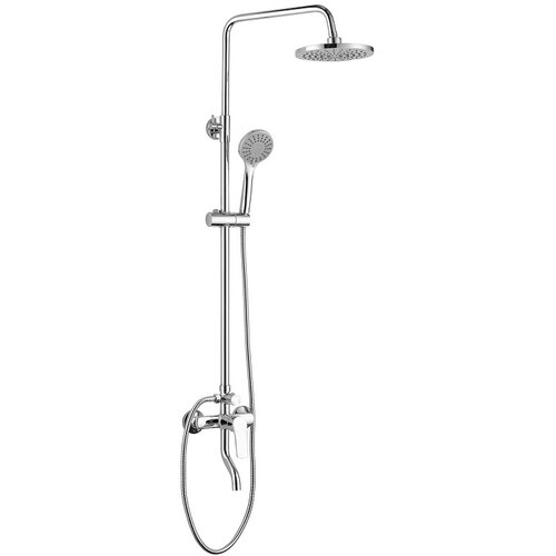 AQUAART pr&amp;scaron;ni set z armaturo milano (krom, sijaj, 22 cm, z armaturo z izlivom, vi&amp;scaron;ina 108 cm) Slike