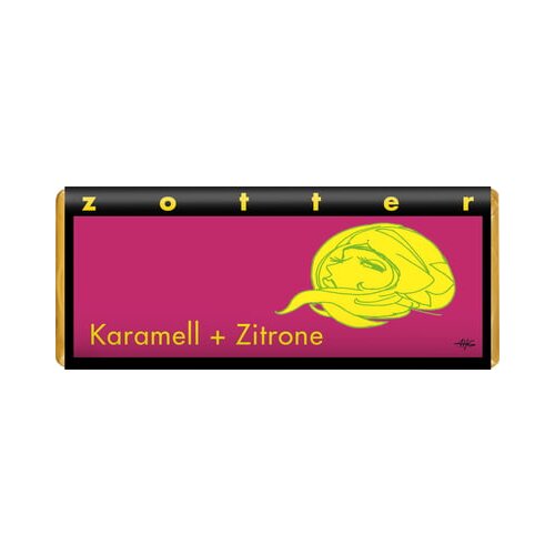 Zotter Schokoladen Bio čokolada - "karamela + limona" Cene