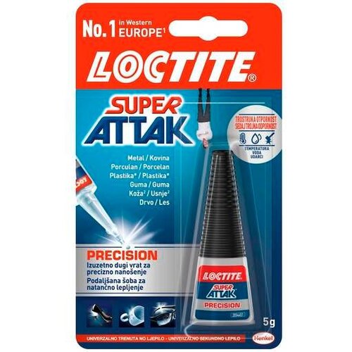 Loctite Sekundno lepilo Henkel Super Attak (5 g) Slike