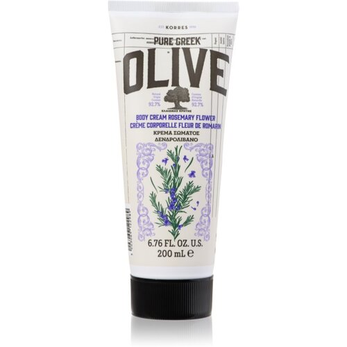 Korres Pure Greek Olive & Rosemary Flower hidratantna krema za tijelo s maslinovim uljem 200 ml Cijene
