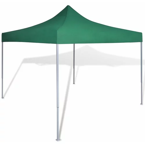 vidaXL Zložljivi šotor 3 x 3 m zelene barve