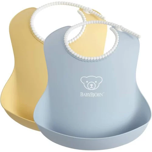 BabyBjörn® 2 dijelni set podbradnjaka soft powder yellow/powder blue