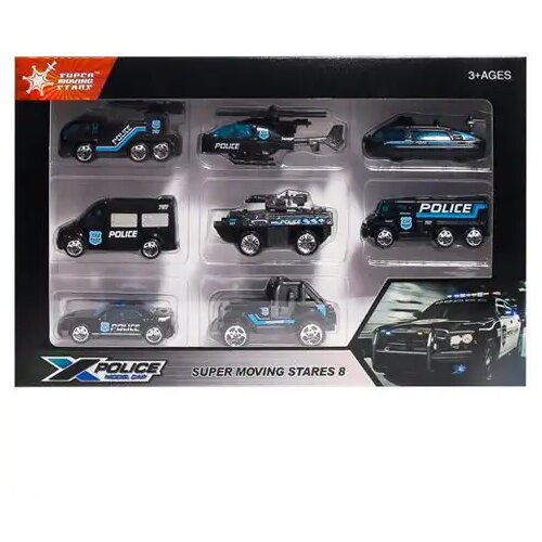 Magic Toys X-Military 8-delni set policijskih avtomobilčkov Cene