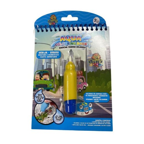  Bojanka sa vodenim markerom - traffic adventures ( 10/0833 ) Cene
