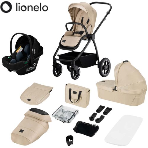 Lionelo otro&scaron;ki voziček 3v1 meril&trade; beige sand Cene