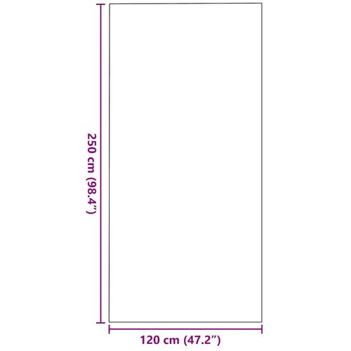  Otirač Crna 120 x 250 cm 100% poliamid Slike