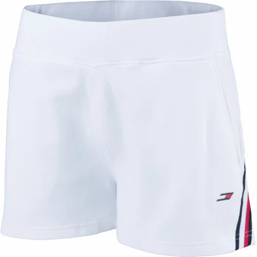 Tommy Hilfiger DOUBLE PIQUE REGULAR SHORT Ženske sportske kratke hlače, bijela, veličina