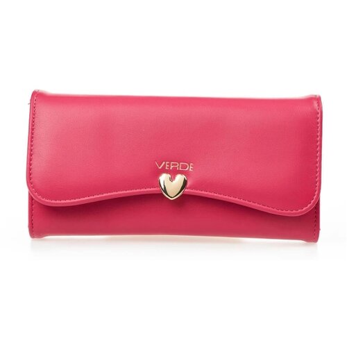Verde Novčanik ženski sa kopcom u obliku srca 1440, 20x4x11 cm ciklama Cene