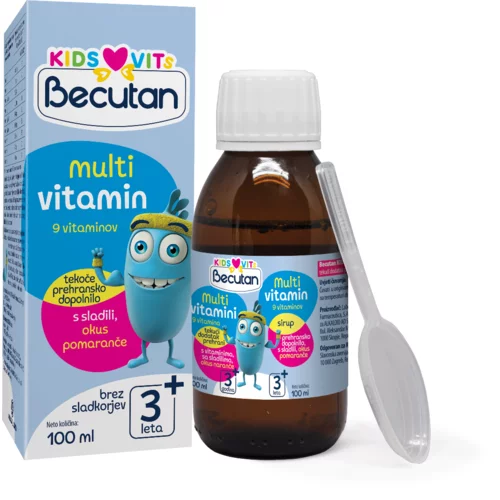Becutan Kids Vits Multivitamin, sirup za otroke