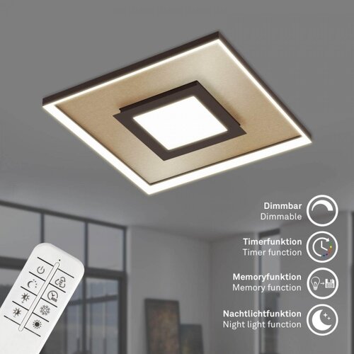 BRILONER 3641-017 - led prigu&amp;scaron;iva svetiljka frame LED/30W/230V 2700-6500K + daljinski upravljač Slike