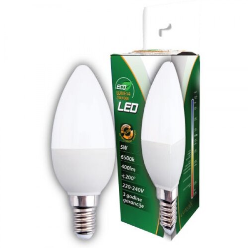 Lumax sijalica led eco lume14-5w 3000k 400 lm 50/1 ( 005572 ) Slike
