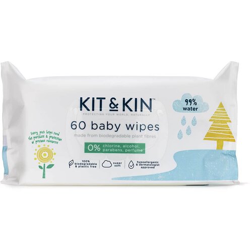 KIT&KIN Kit & Kin Baby Vlažne Maramice 60 Kom Cene