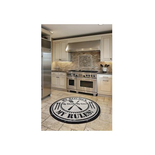 Conceptum Hypnose tepih My Kitchen, O140cm, &amp;scaron;areni Slike