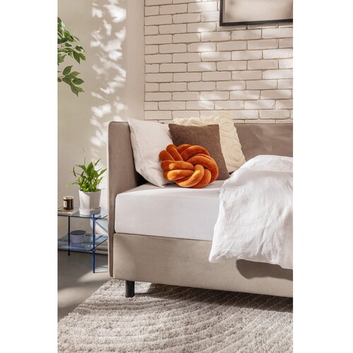 Bonami Selection sivorjava oblazinjena postelja s prostorom za shranjevanje z vzmetnico 120x200 cm avela &amp;ndash; Slike