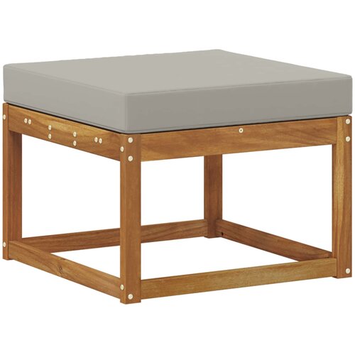  Set vanjskih sofa 8 kom. Prirodna i svjetlosiva Poliester Slike