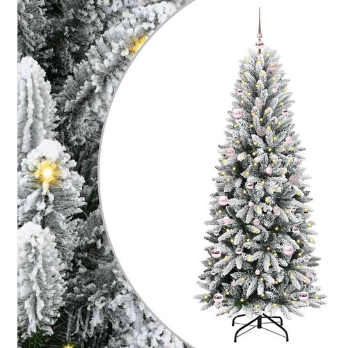  Umjetno božićno drvce Bijela 150 cm PVC, plastika, čelik i PE Cene