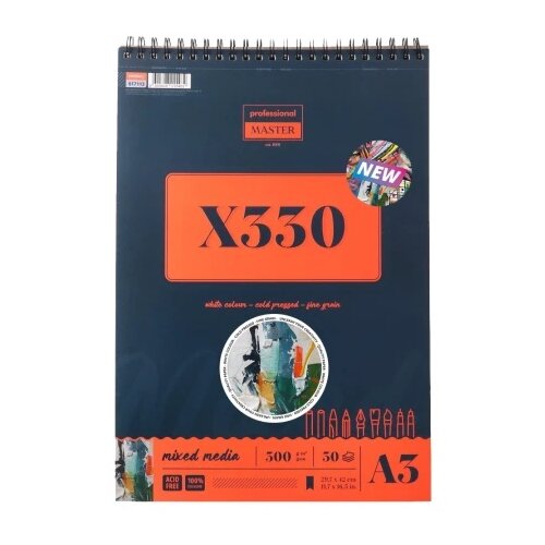 Professional master x mixed blok sa spiralom - odaberite format x330 - 300g - 30 lista a3 ( 617113 ) Slike
