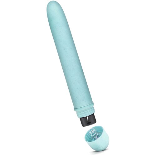 Gaia Eco L - okolju prijazen vibrator s palicami (modri) - velik Cene