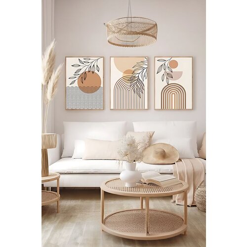 Wallity dekorativna slika Artsycllct6, 33x48cm, 3 dela Slike