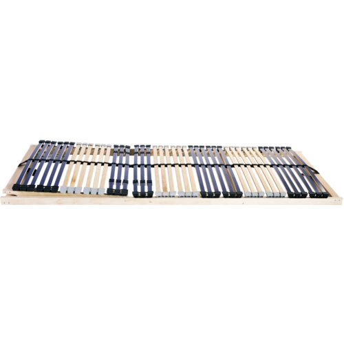  Krevetna podloga Smeđa 70 x 190 cm Drvo i metal Slike