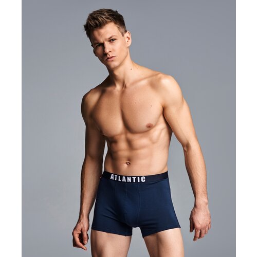 Atlantic 3-PACK Men's boxers navy Cene