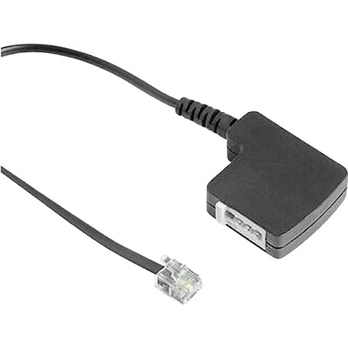 Hama telefon (analogni) adapter [1x RJ11 vtič 6p4c - 1x tae-f vtičnica] 0\,20 m črn isdn adapter [1x RJ11-vtič 6p4c - 1x tae-f-vtičnica] 0.20 m črne barve (20411200) Cene