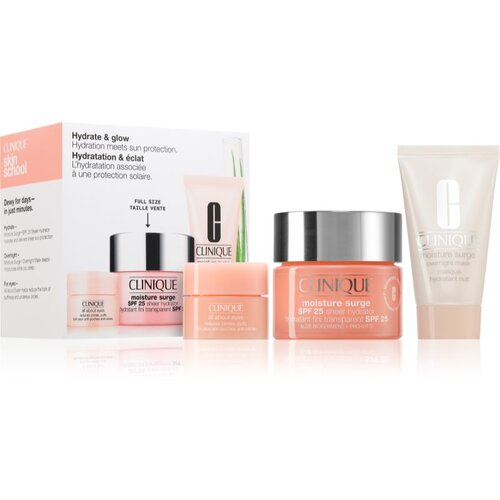 Clinique Holiday Hydrate &amp;amp; Glow Sun Set božićni poklon set (za intenzivnu hidrataciju lica) Slike
