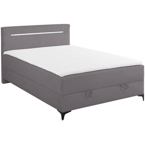 M&amp;ouml;max Postelja Z Vzmetnico Jerry, Antracit, 100x200 Slike
