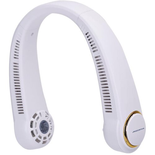 Aigostar Punjivi ventilator za vrat 4W/5V 2000mAh, bela Cene