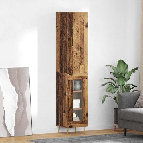  Highboard 2 kom. Staro drvo 34,5 x 34 x 180 cm Slike