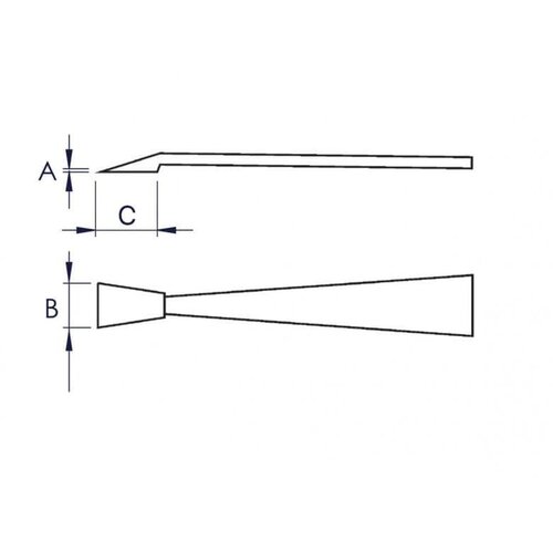 Knipex 92 09 05 ESD ESD pinceta 1 komad tupi vrh 115 mm Slike