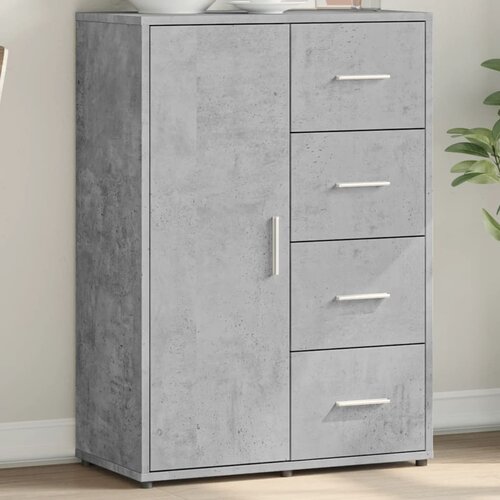 VidaXL Komoda siva boja betona 60x31x84 cm od konstruiranog drva Slike