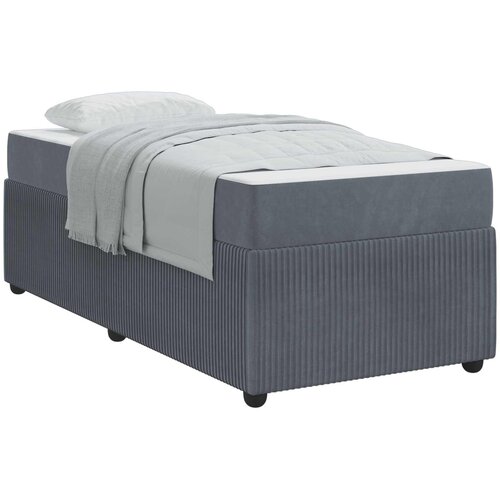  Krevetna konstrukcija Tamno siva 90 x 200 cm tkanina Slike