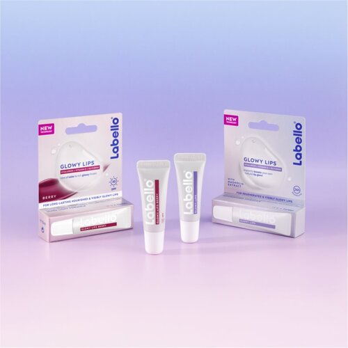 Labello Glowy Lips vlažilni balzam za ustnice s hialuronsko kislino 10 ml Slike