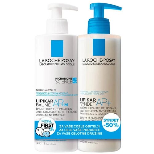 LAROCHE-POSAY Balzam AP+M LRP Lipikar i Kupka Syndet AP+ Promo set Cene