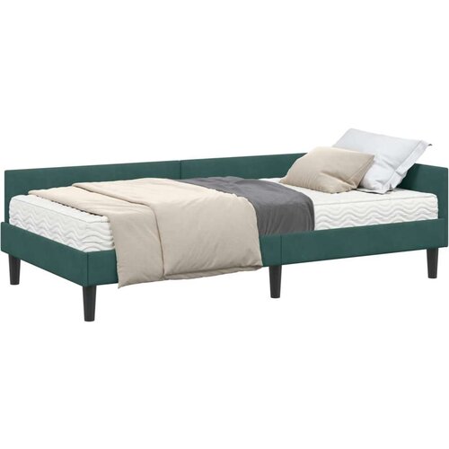  Kutni krevetni okvir s madracem Ostalo 2 pcs Zelena Bar&amp;scaron;un Slike