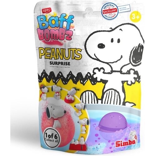 Simba Toys Baff Bombz kopalna bomba presenečenje s figurico Peanuts - Cene