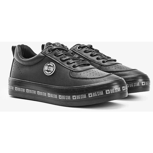 Big Star classic low black sneakers Cene