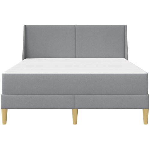  Okvir kreveta s madracem Svjetlosiva 120 x 200 cm Poliester Slike