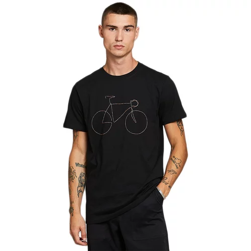 DEDICATED T-shirt Stockholm Rainbow Bicycle Black
