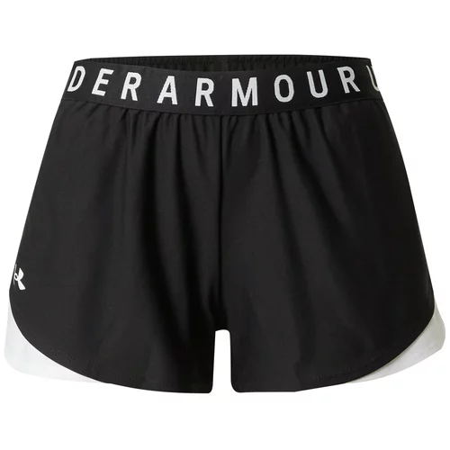 Under Armour Sportske hlače 'Play Up' crna / bijela