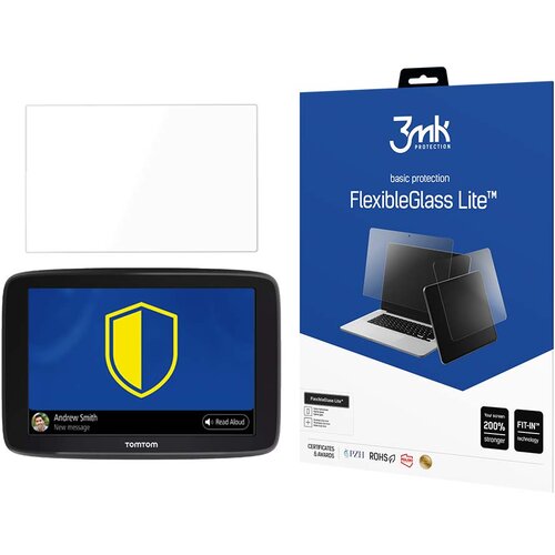 3mk FLEXIBLEGLASS SOLID KALJENO STEKLO ZA OSNOVNO GPS NAVIGACIJO TOMTOM GO, (21999362) Slike