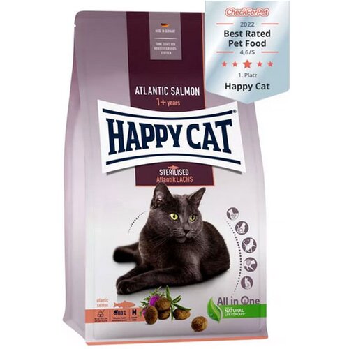 Happy Cat hrana za sterilisane mačke Losos 1,3kg 19KROHD000013 Slike