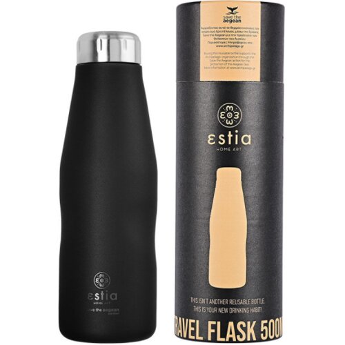 Estia termo steklenica, 0,5 L, črna, 01-7799 Slike