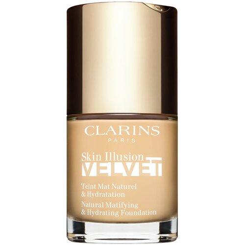 Clarins Skin Illusion Velvet tekući puder s mat finišem s hranjivim učinkom nijansa 100,5W 30 ml Cene